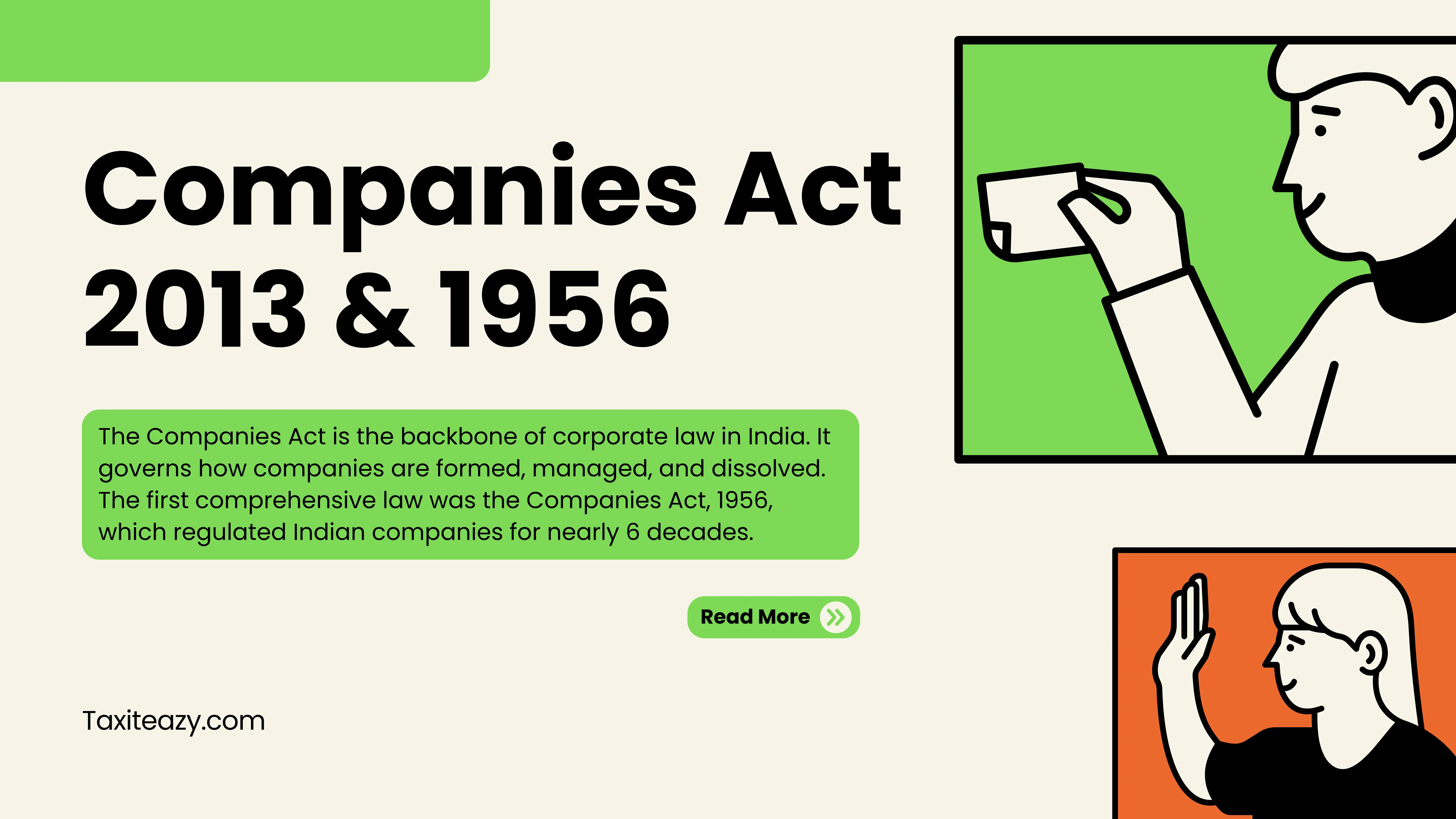 Companies Act 2013 and 1956 Overview